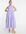 Femme textured floral maxi dress with tiering in violet-Purple