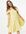 Mariah puff sleeve smock dress in yellow