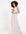 Bridesmaid plunge front bow back maxi dress in mink-Pink