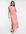 Plunge neck tiered maxi dress in pink