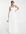 Bridal corset prom gown with pockets in ivory-White