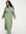 ASOS DESIGN curve plunge front beach maxi dress in khaki-Green