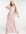 Maxi dress with pleat detail in pale mauve-Pink