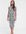 ASOS DESIGN Maternity pleated shoulder pencil dress in zebra print-Multi