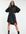 ASOS DESIGN Tall cotton poplin oversized boyfriend mini shirt dress in black