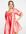 Oversized babydoll mini dress in pop pink