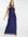 Pleated maxi dress in navy