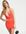 Going out multi way bodycon dress in orange-Red