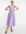 Femme wave print maxi cami dress in lilac-Purple
