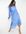 Chiffon sleeve midi dress in blue-Multi