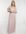 With Love Bridesmaid tulle flutter sleeve maxi dress in pink