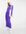 Long sleeve maxi t-shirt dress in purple