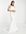 Bridal bandeau column maxi dress in ivory-White