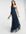 With Love Bridesmaid tulle bandeau maxi dress in navy