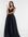 Black Label bardot prom maxi dress with pockets in navy
