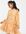 Lace insert mini dress in 70s ochre floral-Yellow
