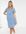 ASOS DESIGN Maternity soft denim smock dress in midwash blue