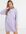 Sweater dress with embroidery in lilac-Purple