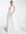 Tiana delicate embroidered bodice wedding dress with V back-White