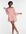 Off shoulder shadow floral mini dress in pink