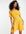 Criptum bardot frill mini dress in yellow
