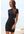 Mini-jurk van zachte geribde stof met cut-outs, zomerjurk, elegant, basic
