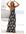 Maxi-jurk met bloemenprint en verstelbare halslijn, zomerjurk