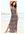 Maxi-jurk met modieuze halslijn met all-over print, zomerjurk, strandjurk