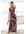 Maxi-jurk met paisley print en verstelbare halslijn, zomerjurk