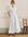 Smocked Bodice Midi Dress White Women , White