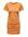 Orange Ruched Short Sleeve T-Shirt Dress New Look