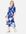 Curves Navy Floral Midi Wrap Dress New Look