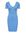 Blue Ribbed Bodycon Mini Dress New Look