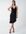 Black Glitter Ruffle Mini Wrap Dress New Look