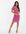 Pink Leopard Print Ruched Midi Bodycon Dress New Look