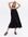 Petite Black Tiered Strappy Midi Dress