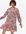 Pink Floral Puff Sleeve Tiered Mini Smock Dress New Look