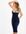 Navy Ruched Bodycon Midi Dress New Look