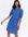 Bright Blue Crinkle Jersey Puff Sleeve Mini Smock Dress