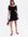 Black Shirred Frill Mini Dress New Look