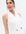 White Sleeveless Mini Blazer Dress
