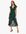 Green Floral Frill Midi Wrap Dress New Look
