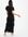 Black Frill Tiered Midaxi Dress New Look