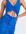 Blue Ruched Cut Out Mini Bodycon Dress New Look