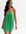 Green Strappy Mini Slip Dress