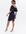 Navy Lace Puff Sleeve Bardot Mini Dress New Look