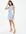 Pale Blue Bow Front Mini Skater Dress New Look