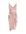 Pink Satin Ruched Chain Strap Midi Dress New Look