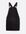 Maternity Black Denim Mini Pinafore Dress