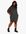 Curves Black Jacquard Glitter Roll Neck Dress New Look